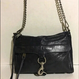 Rebecca Minkoff Navy blue leather crossbody bag